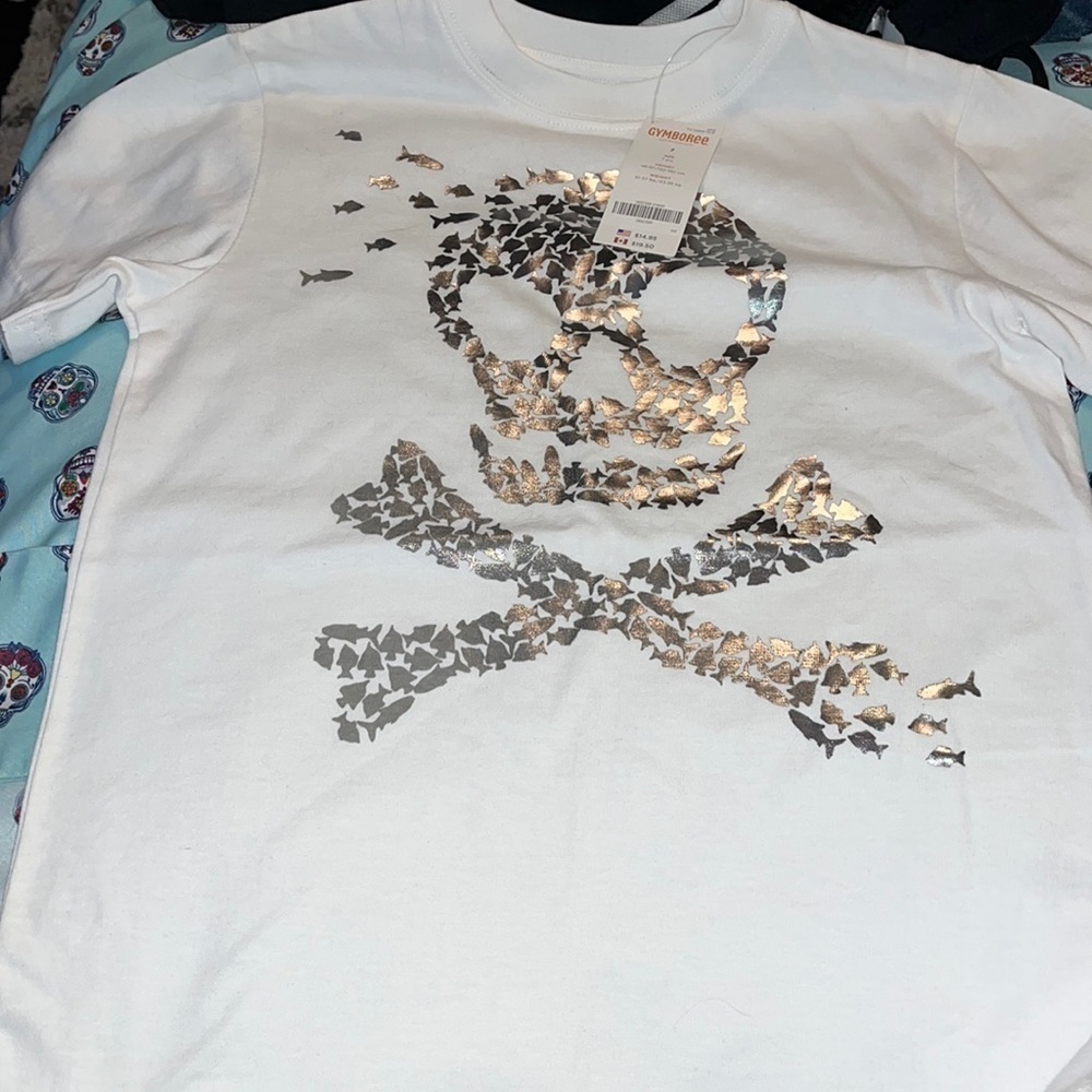 Gymboree New with tags from size 7 skull and cross bones.